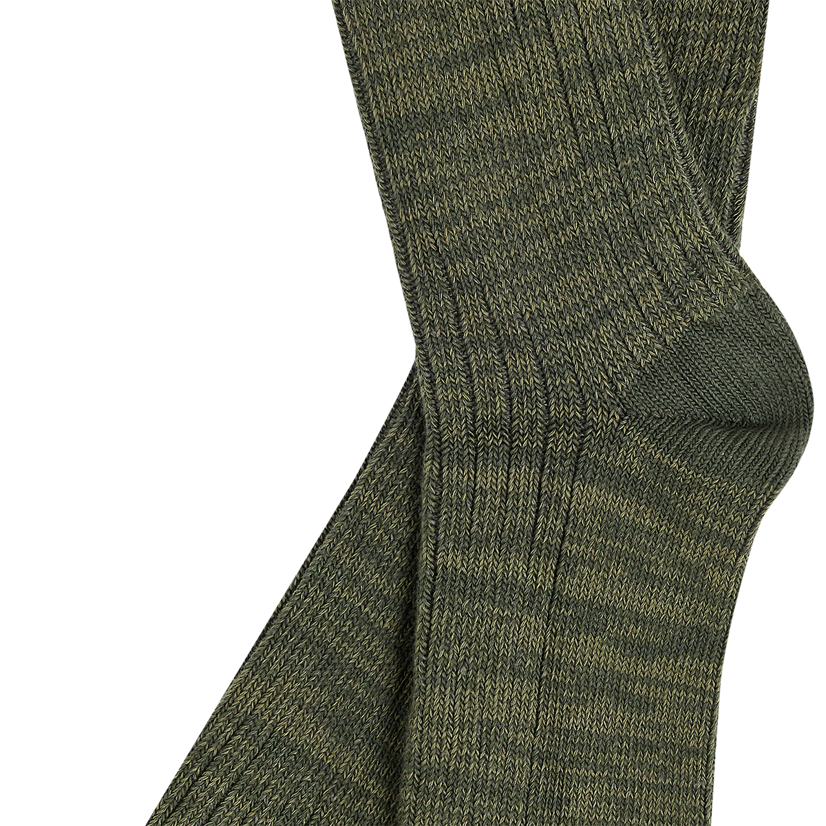 Bask in the Sun Txalupa Sock Moss Unisex Bio Baumwolle grün